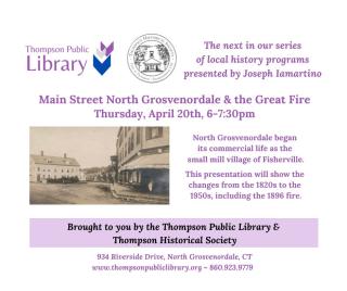 Thompson Public Library Pamphlet 