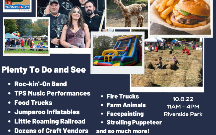 collage of activities at Thompson community day