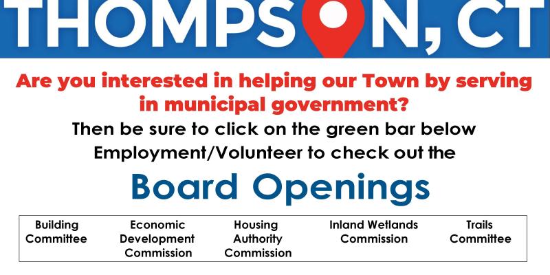 Board Commission and Committee Volunteer Positions